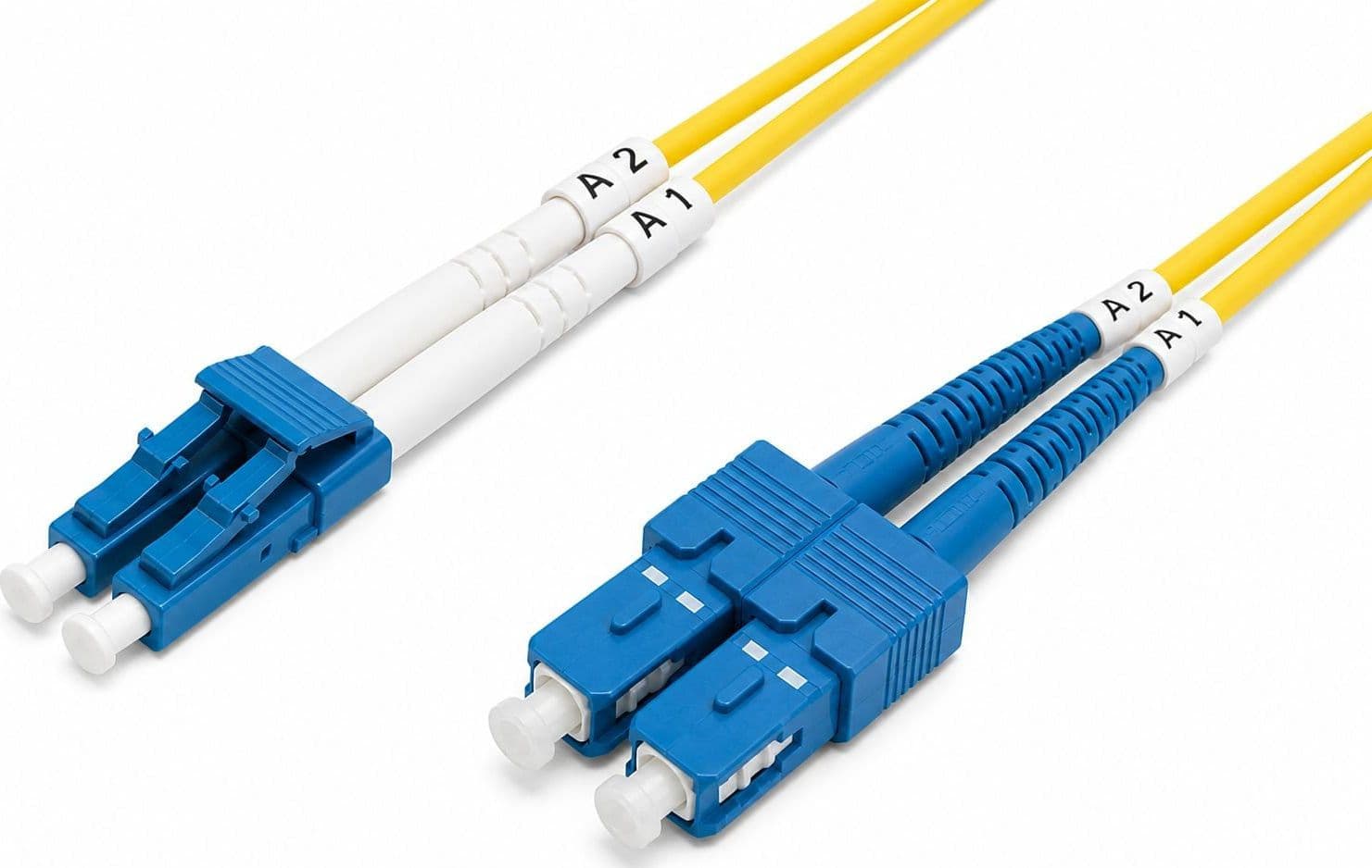 Cavo Fibra Ottica Monomodale OS2 SC/LC 9/125 3 m - 12