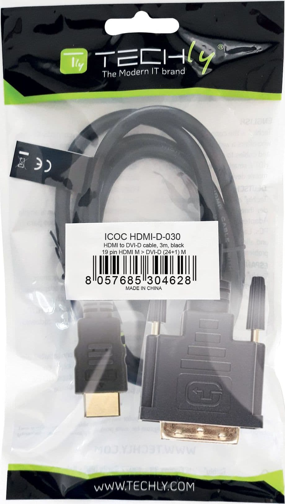 Cavo Video da HDMI&trade a DVI-D M/M 3 m - 9