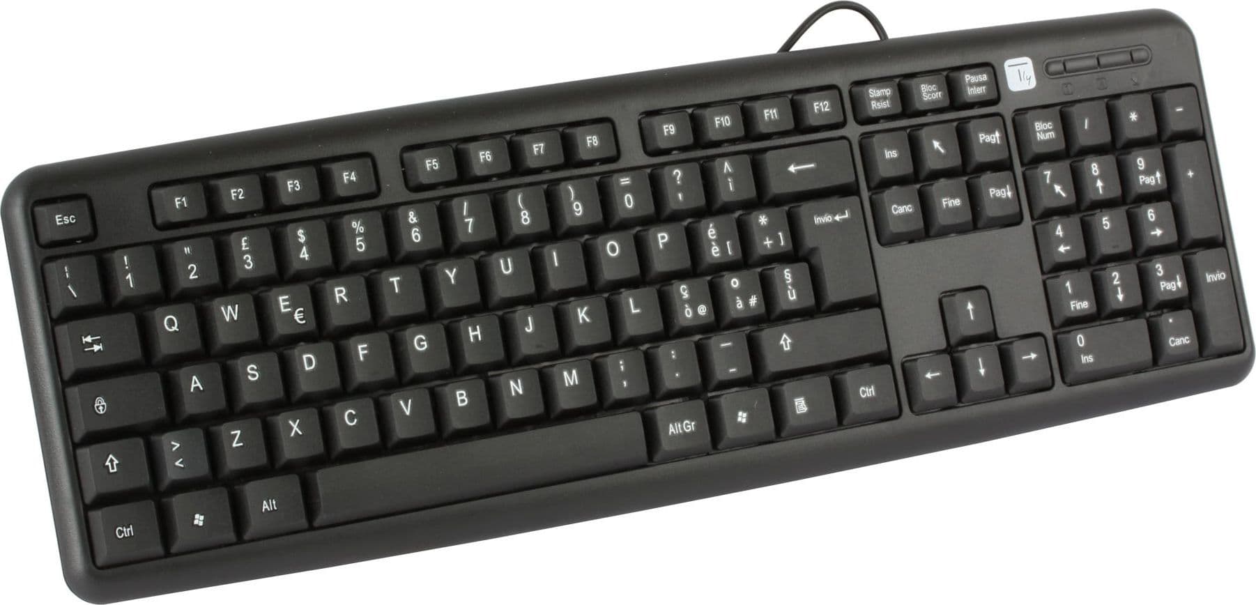 Tastiera PS2 105 Tasti Nero - 15