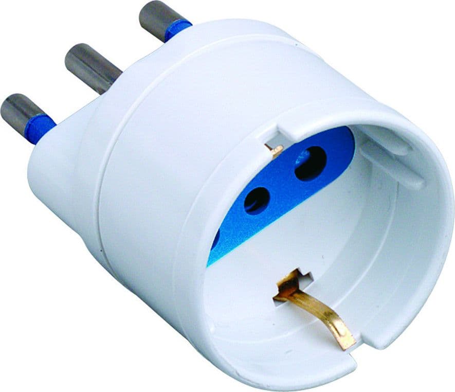 Adattatore spina 16A presa Schuko Bianco - 7