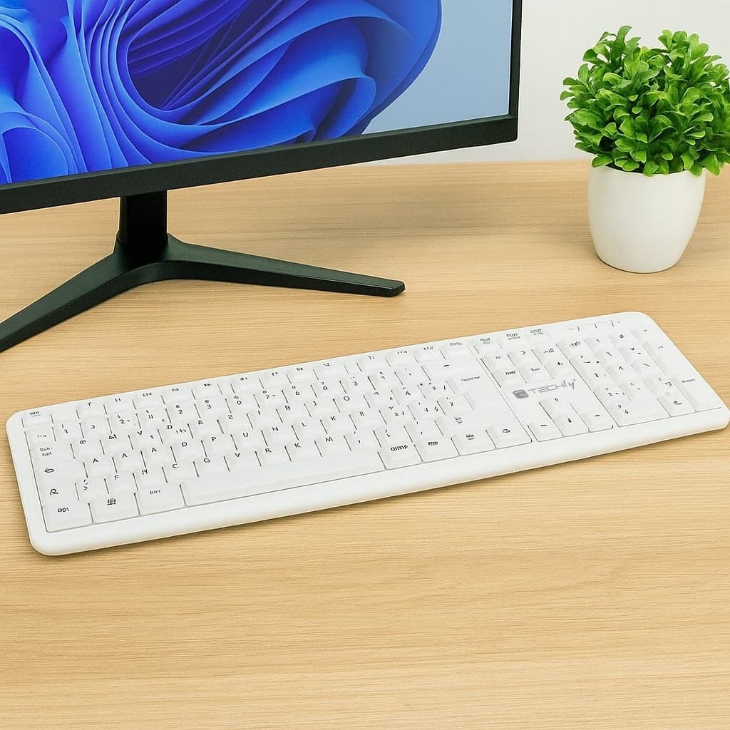 Tastiera USB 105 Tasti Bianco - 11