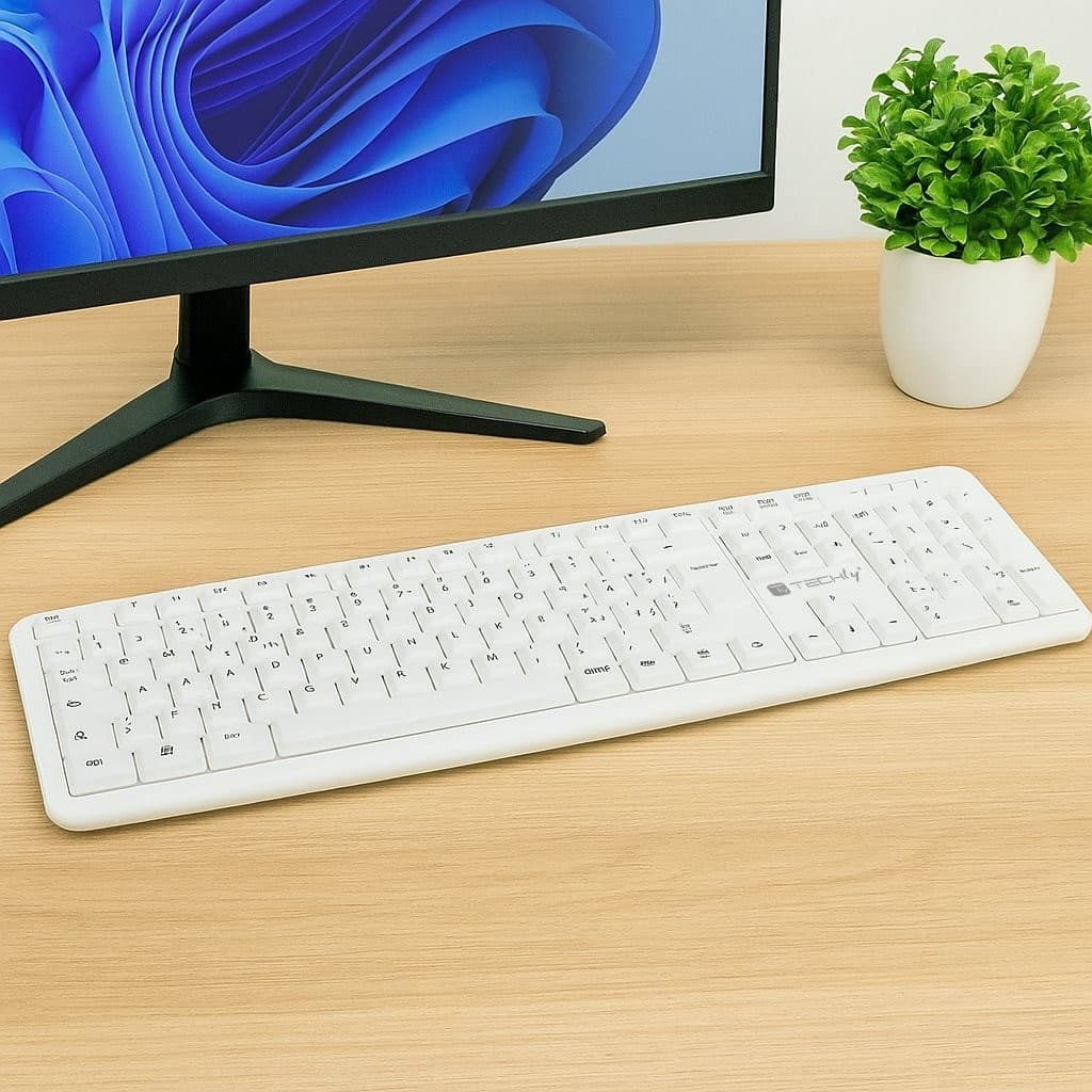 Tastiera USB 105 Tasti Bianco - 8