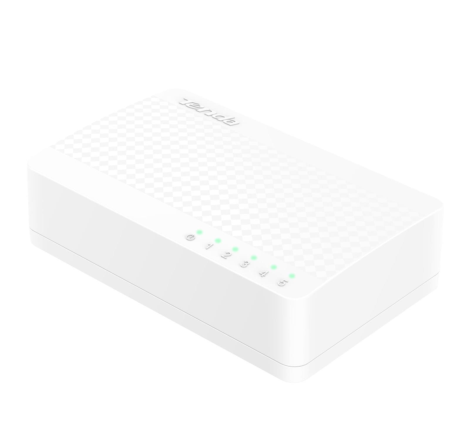 Switch Ethernet Desktop Compatto 5 Porte 10/100 Mbps Bianco, S105 - 12