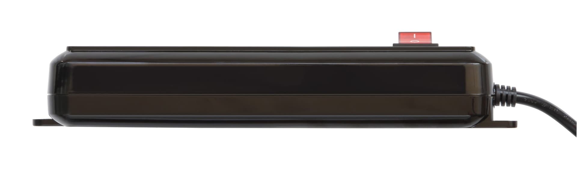 Multipresa 4 Posti Italiana Bipasso con Interruttore Nero - 12