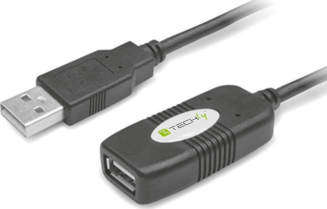 Cavo Prolunga Attivo Extender USB Hi Speed Estensore di Segnale 10m Nero - 11