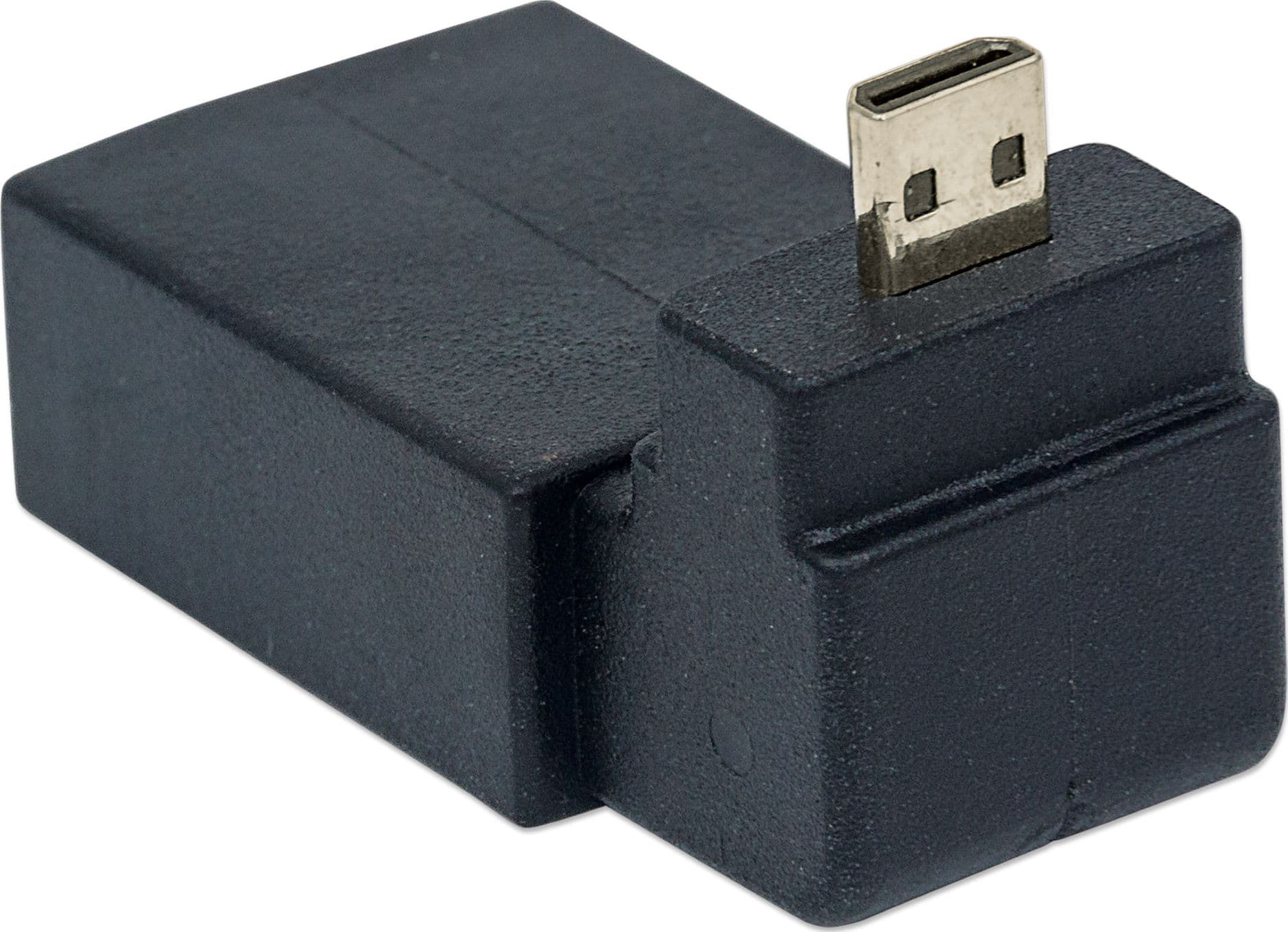 Adattatore HDMI A Femmina / Micro D Maschio Angolato Nero - 9
