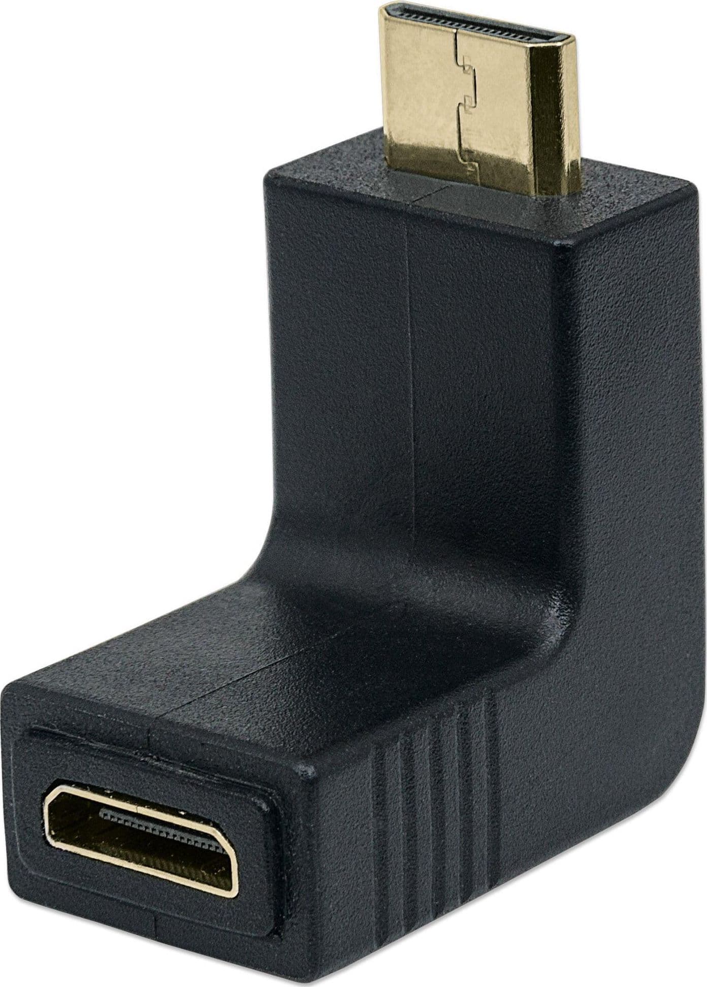 Adattatore HDMI Mini C Femmina a Mini C Maschio Angolato Nero - 4