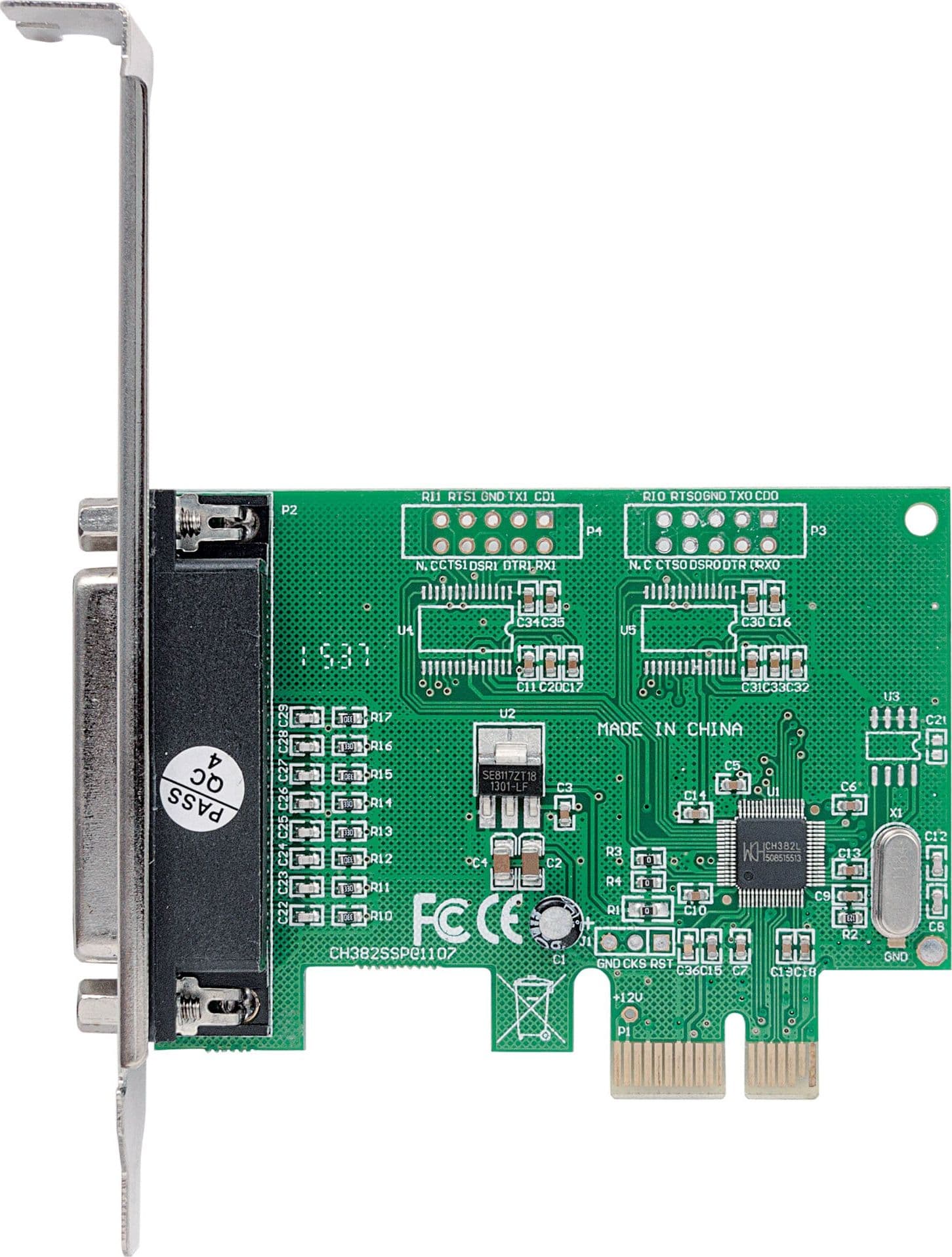 Scheda parallela PCI Express 1 porta - 10