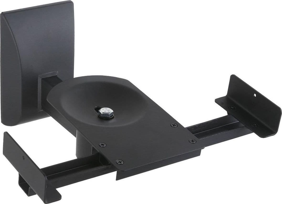 Coppia Staffe Speakers a Parete fino a 25kg Nero - 8