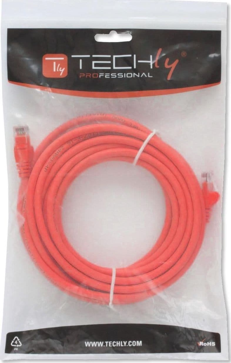Cavo di rete Patch in CCA Cat.6 Rosso UTP 1,5m - 9