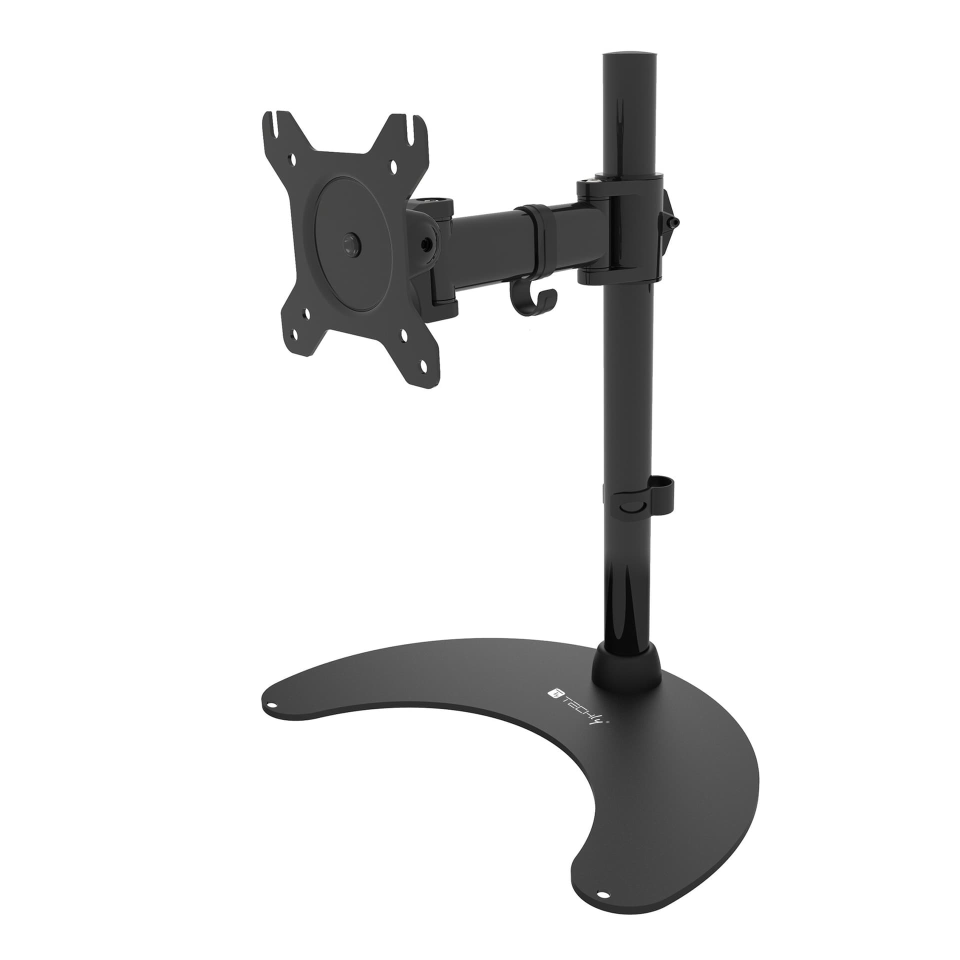 Supporto da scrivania per 1 Monitor LCD 13-27'' con base h.400mm - 14