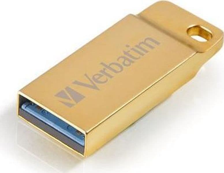 Mini Memoria USB 3.0 Verbatim con Portachiavi 16GB Oro - 7