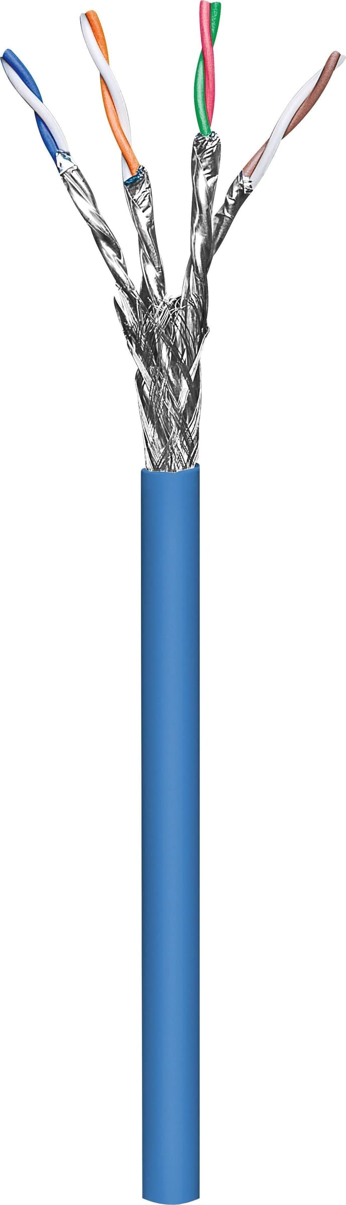 Matassa S/FTP Cavo Cat.7 Rame LSZH 100m Flessibile Blu - 5
