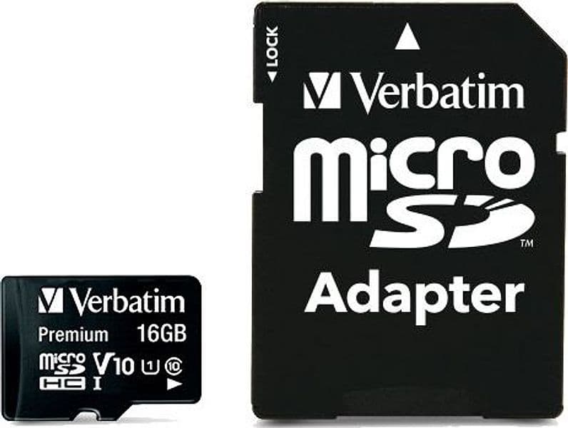 Memoria Micro SDHC 16 Gb con Adattatore - Classe 10 - 6