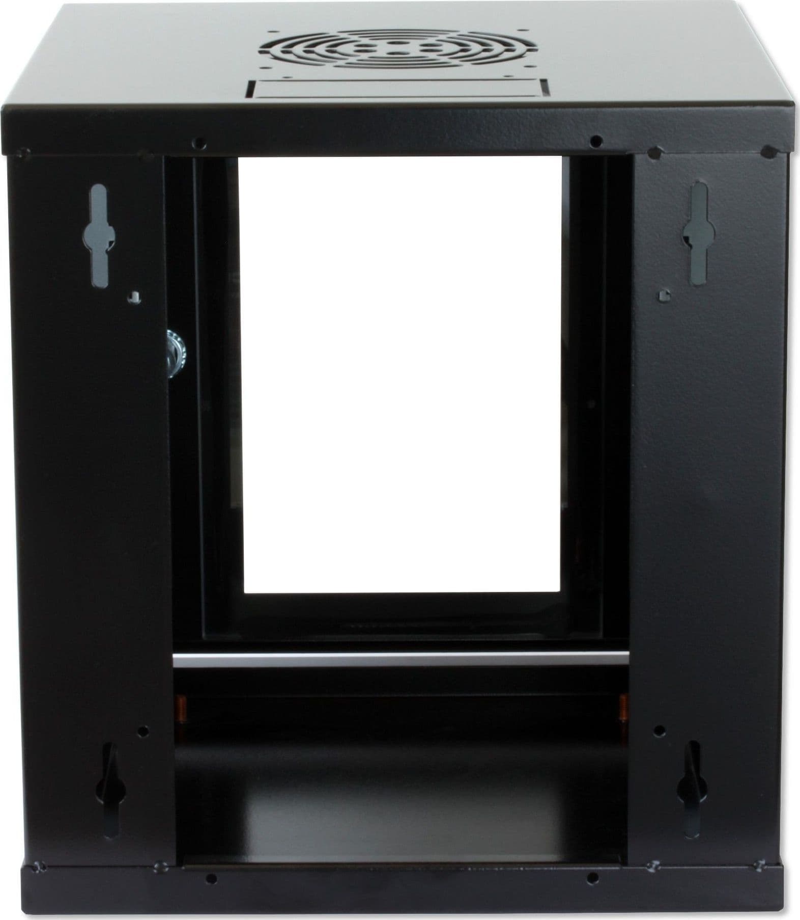 Armadio Rack 10'' a muro 6 unit&agrave Porta Grigliata Nero - 11