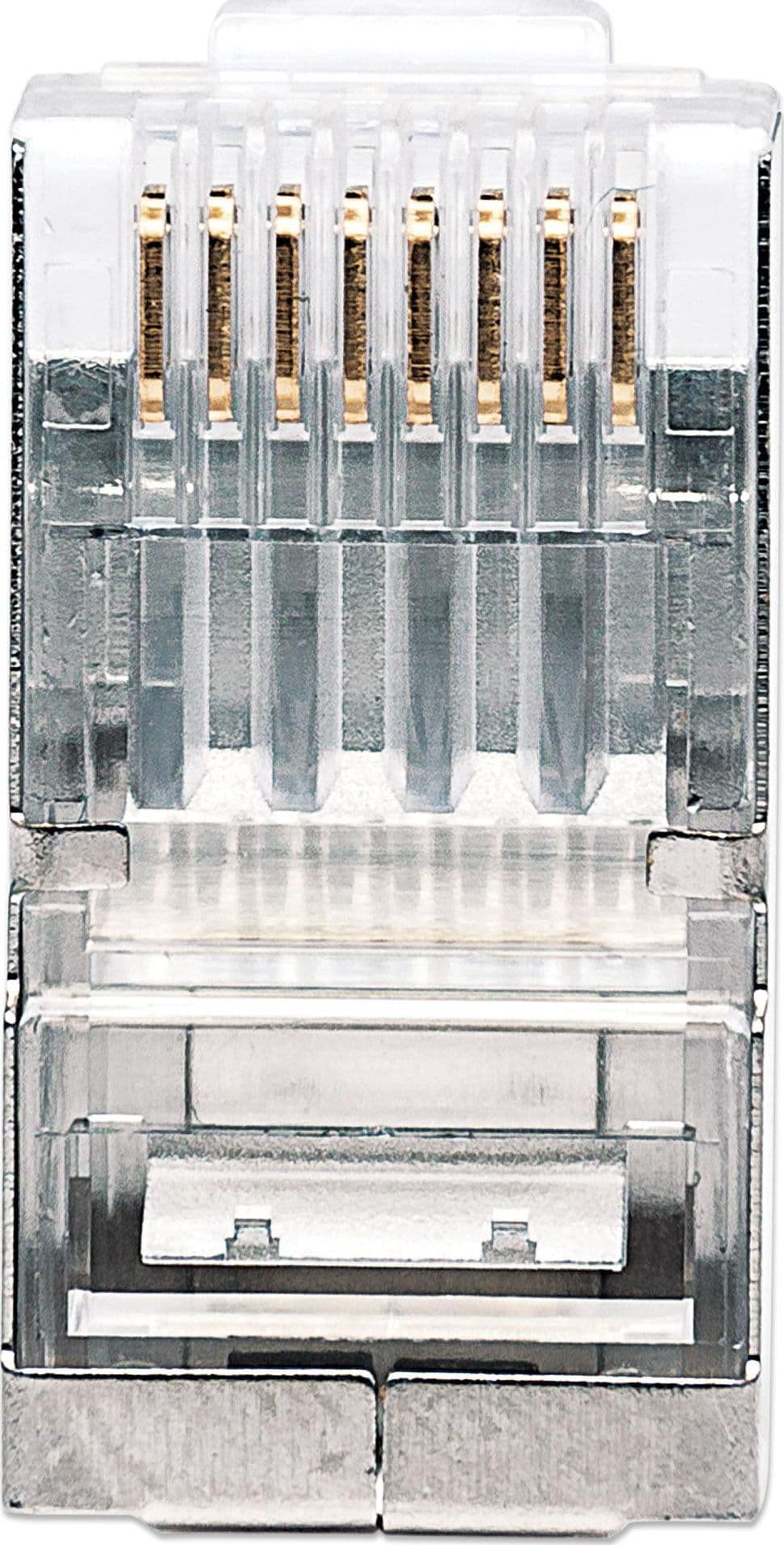Confezione 100 Plug Modulari Pro Line RJ45 Cat.5e STP - 4