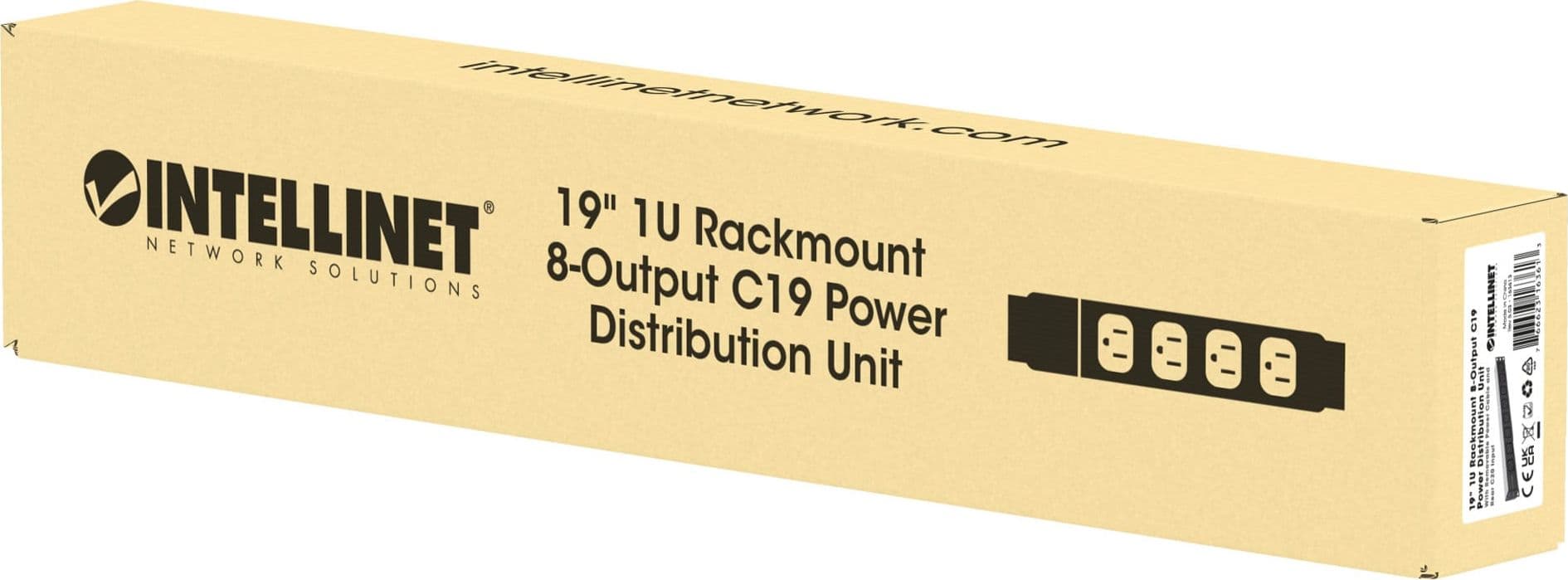 Multipresa montaggio a rack 19'' 1U 8 uscite C19 Spina Italiana - 11