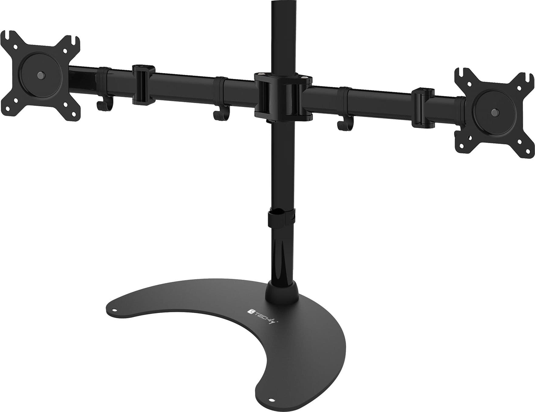 Supporto da scrivania per 2 Monitor 13-27'' con base h.400m - 16