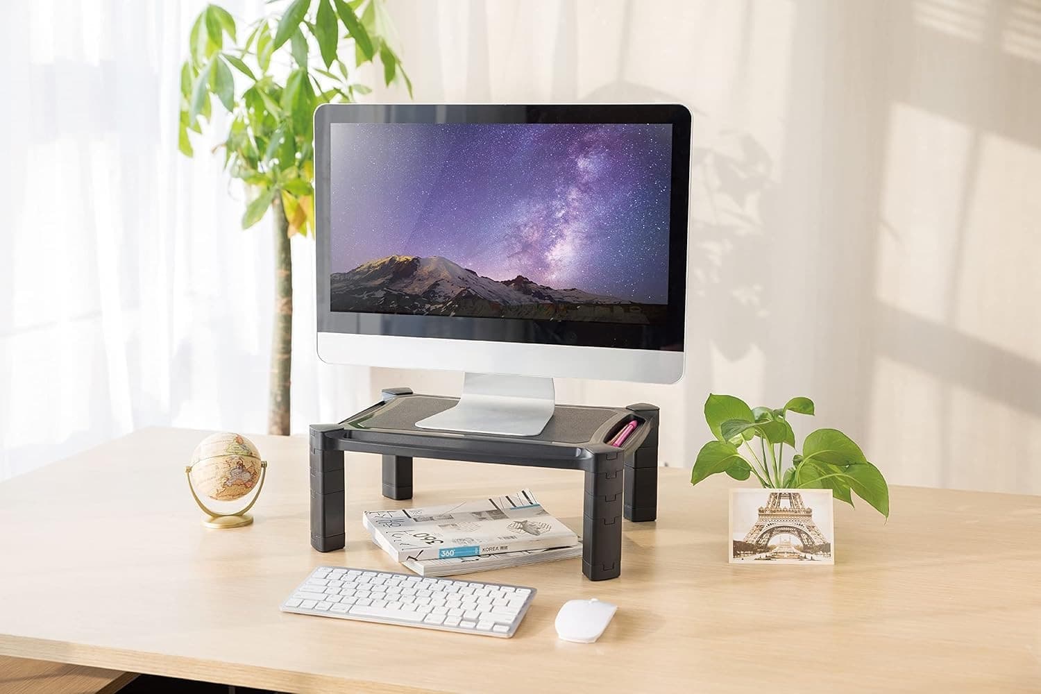 Supporto da Scrivania Monitor Notebook Laptop con Altezza Regolabile - 13