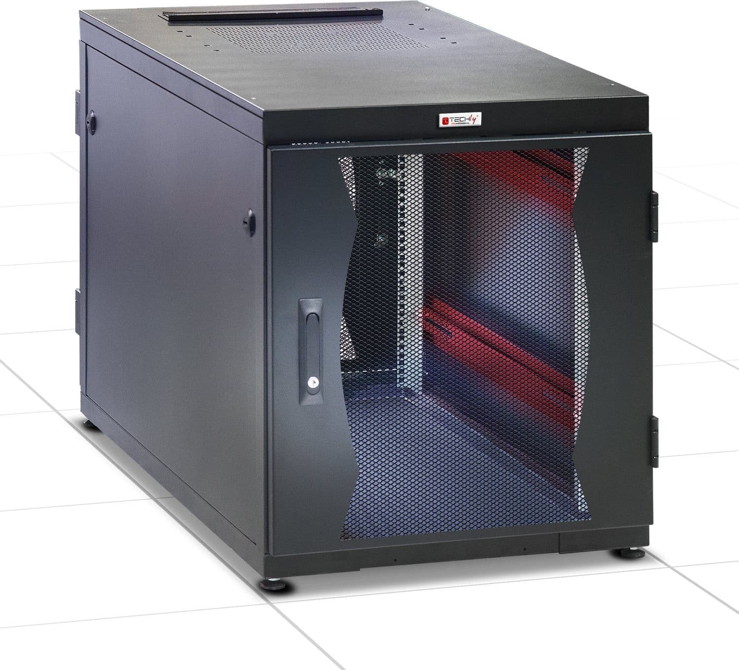 Armadio Server Rack 19'' 600x1000 14 Unita' Nero Flat Pack - 18