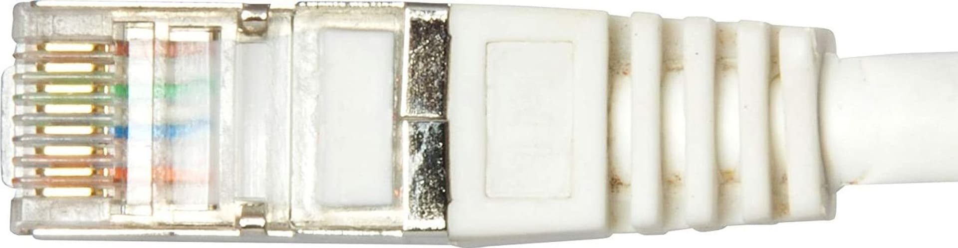 Cavo di rete Patch in rame Cat.6 Bianco SFTP LSZH 5m - 8