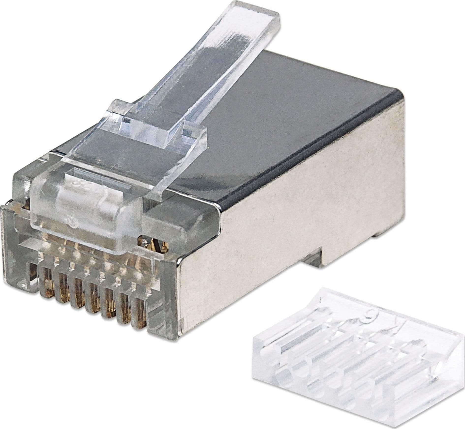 Set da 90 Plug Modulari Pro Line RJ45 Cat.6 STP - 5