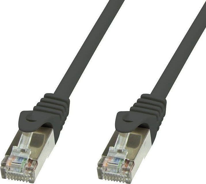 Cavo di rete Patch in rame Cat.6 Nero SFTP LSZH 1m - 4