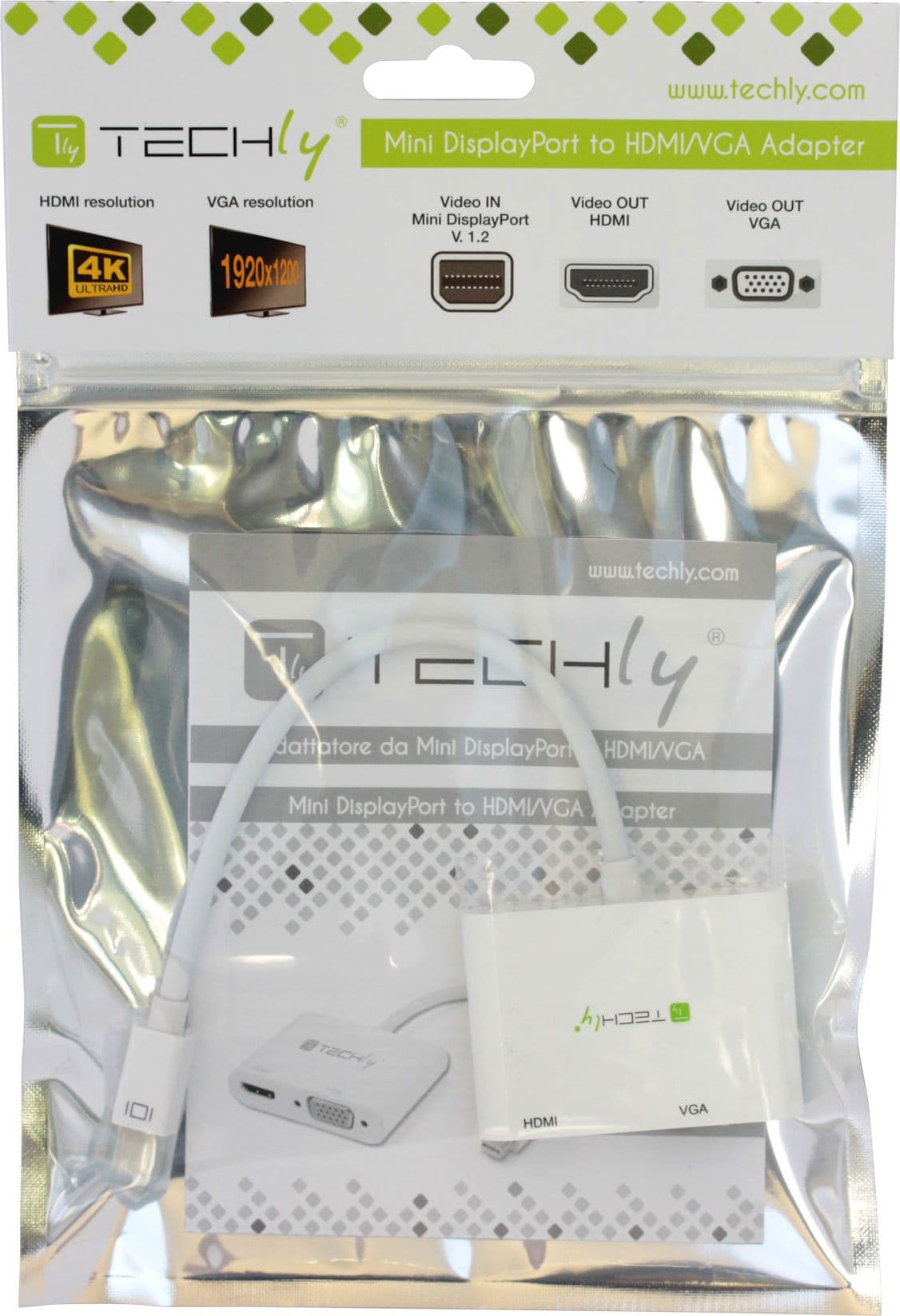 Adattatore Mini DisplayPort ad HDMI/VGA - 5