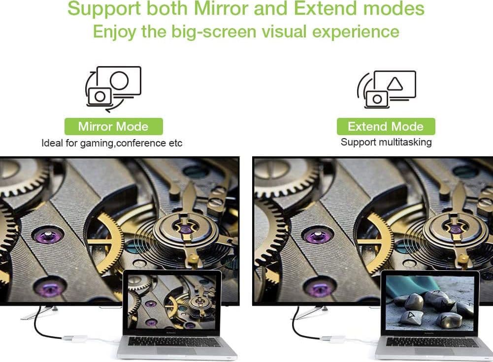 Adattatore DisplayPort ad HDMI/VGA 4K 30Hz - 11