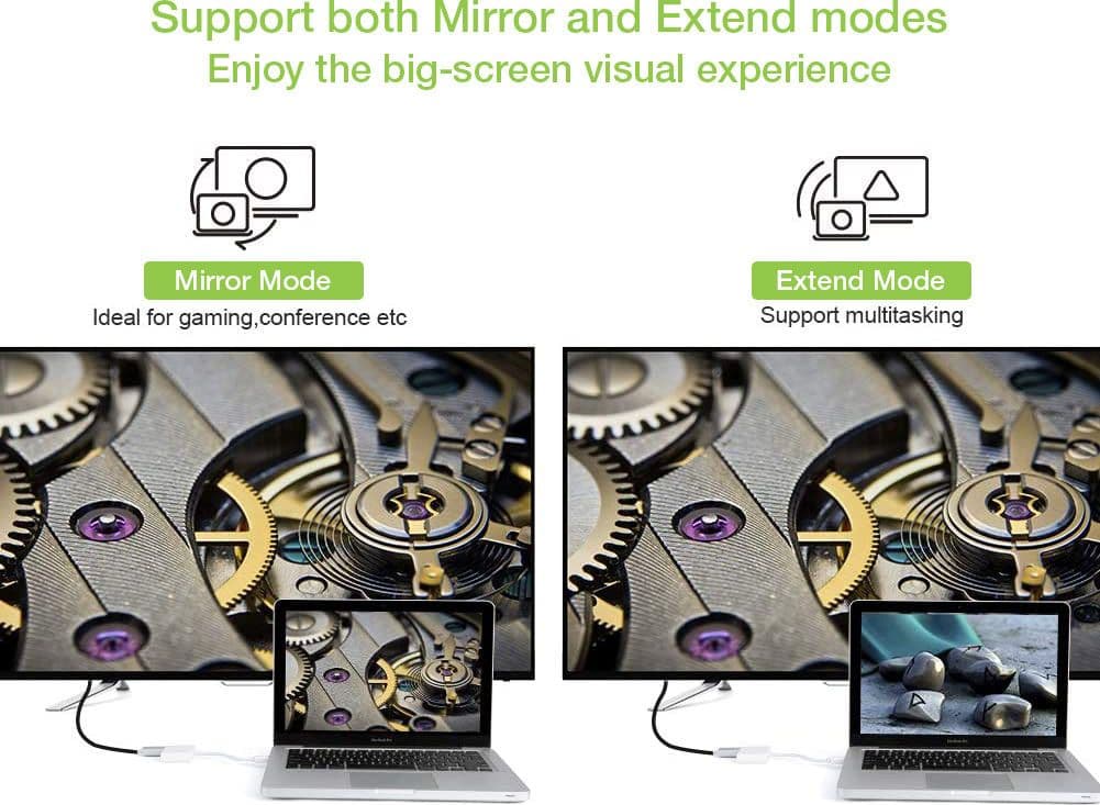 Adattatore DisplayPort ad HDMI/VGA 4K 30Hz - 10