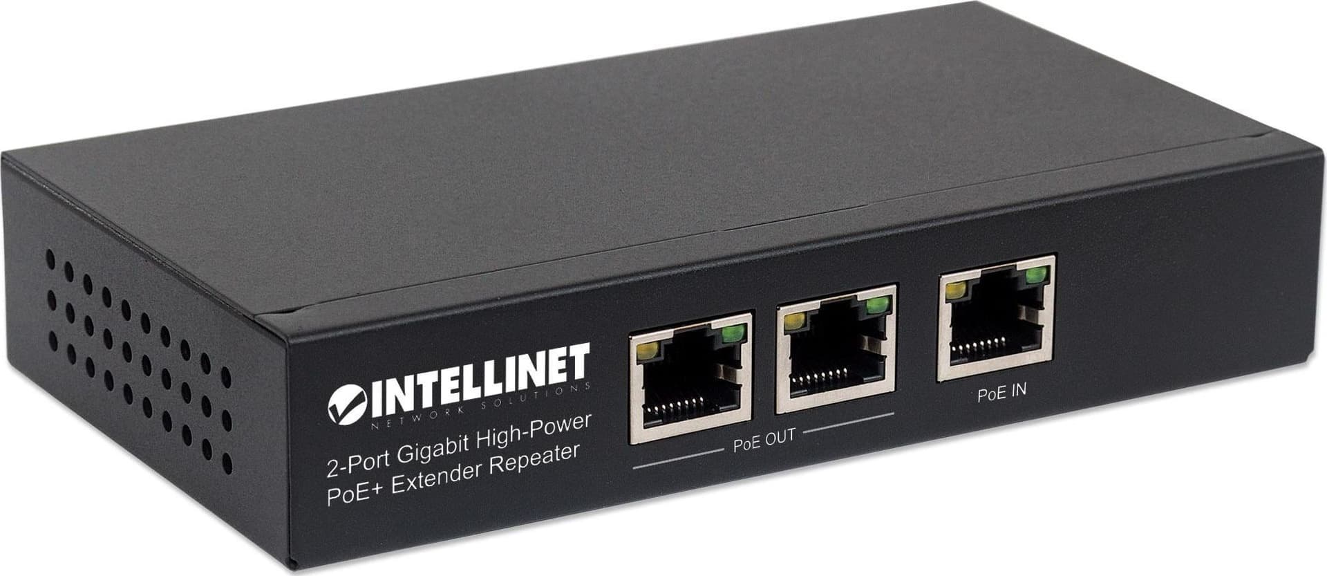 Ripetitore PoE+ Extender ad alta potenza 2 porte Gigabit - 10
