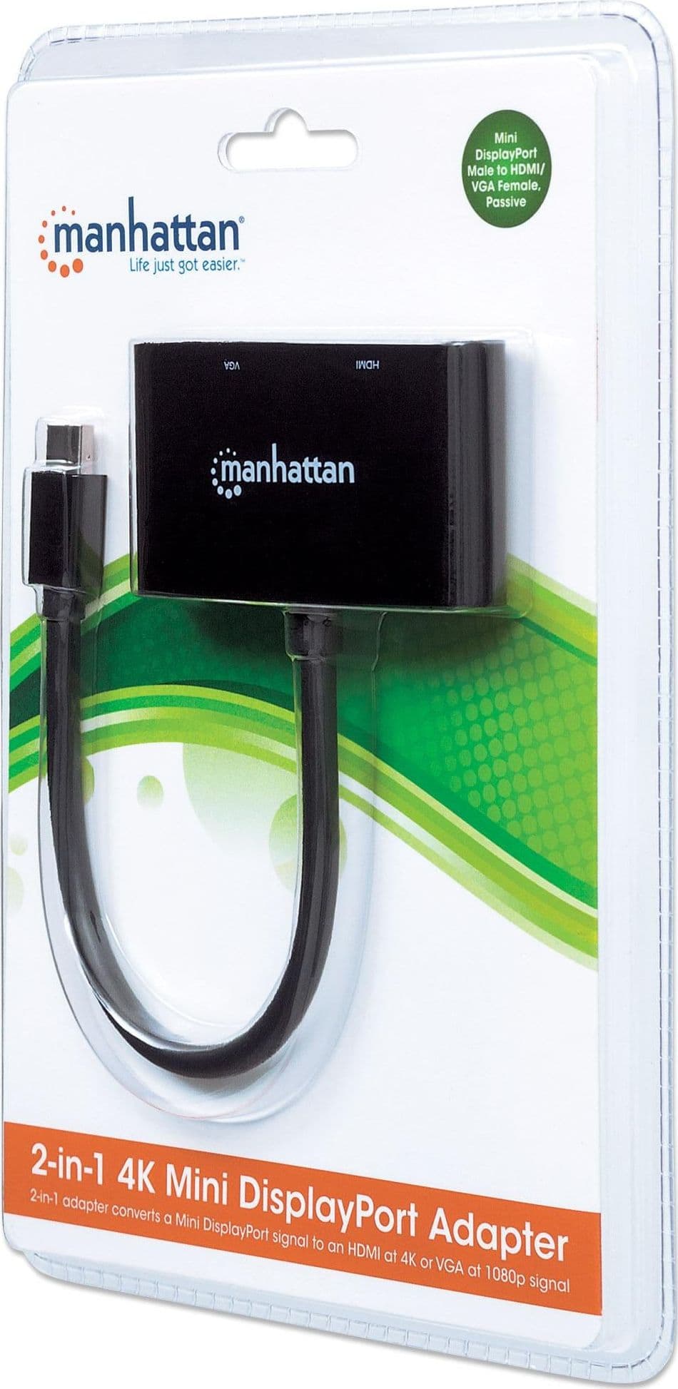 Adattatore Mini DisplayPort 2-in-1 4K HDMI VGA - 9