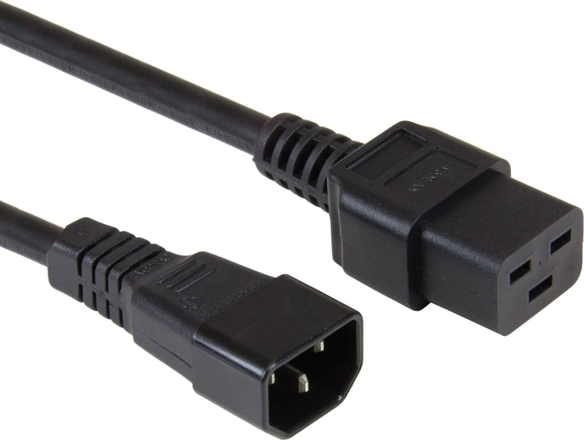 Cavo alimentazione C19 F a C14 M 2m nero - 11