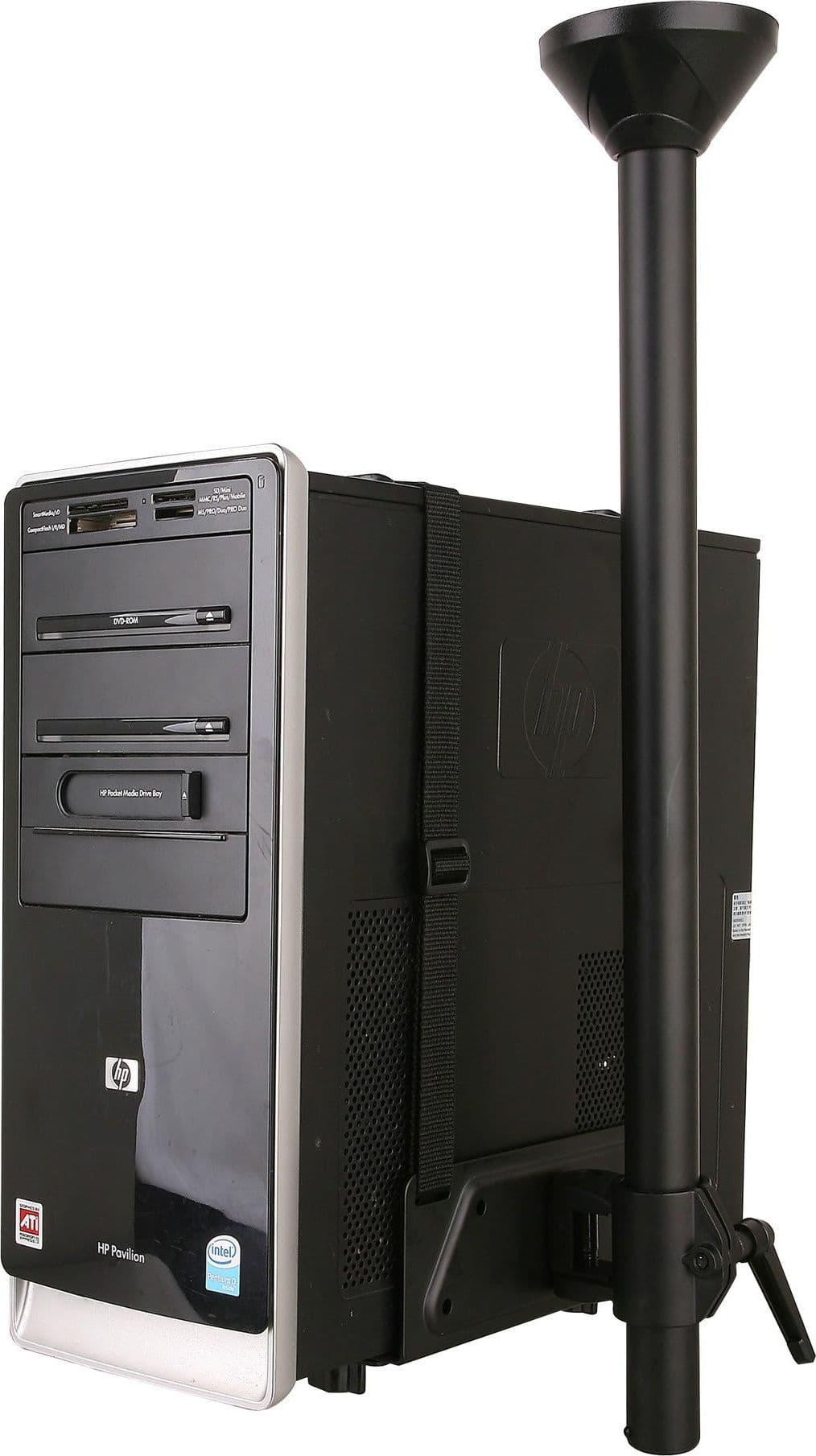 Supporto per PC da muro o parete scrivania o sotto scrivania - 5