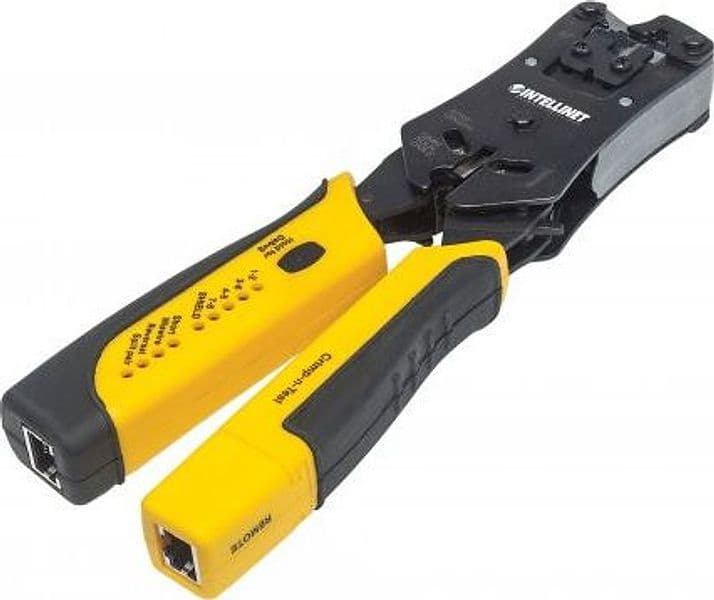 Attrezzo professionale per crimpatura, taglio e test per cavi - 7