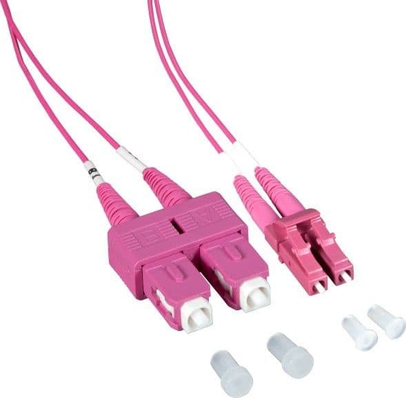 Cavo Fibra Ottica Multimodale OM4 SC/LC 50/125 2 m - 11