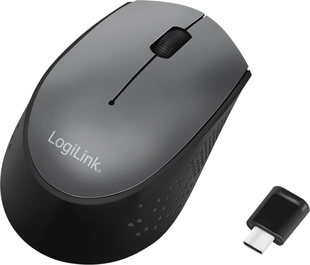 Mouse Ottico Wireless Ricevitore USB-C&trade 1200 Dpi Nero - 8