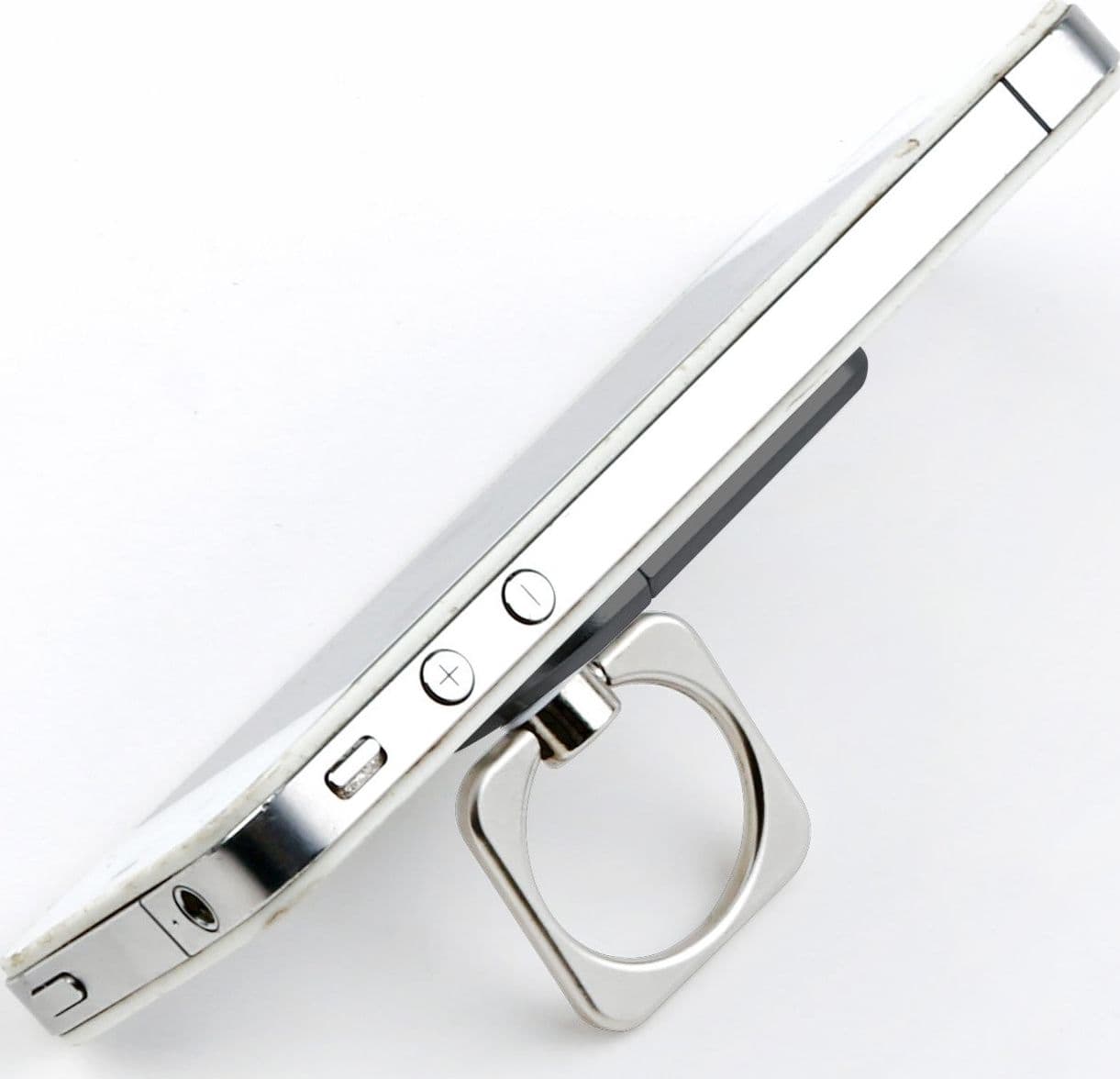 Anello e Supporto per Smartphone Nero - 10