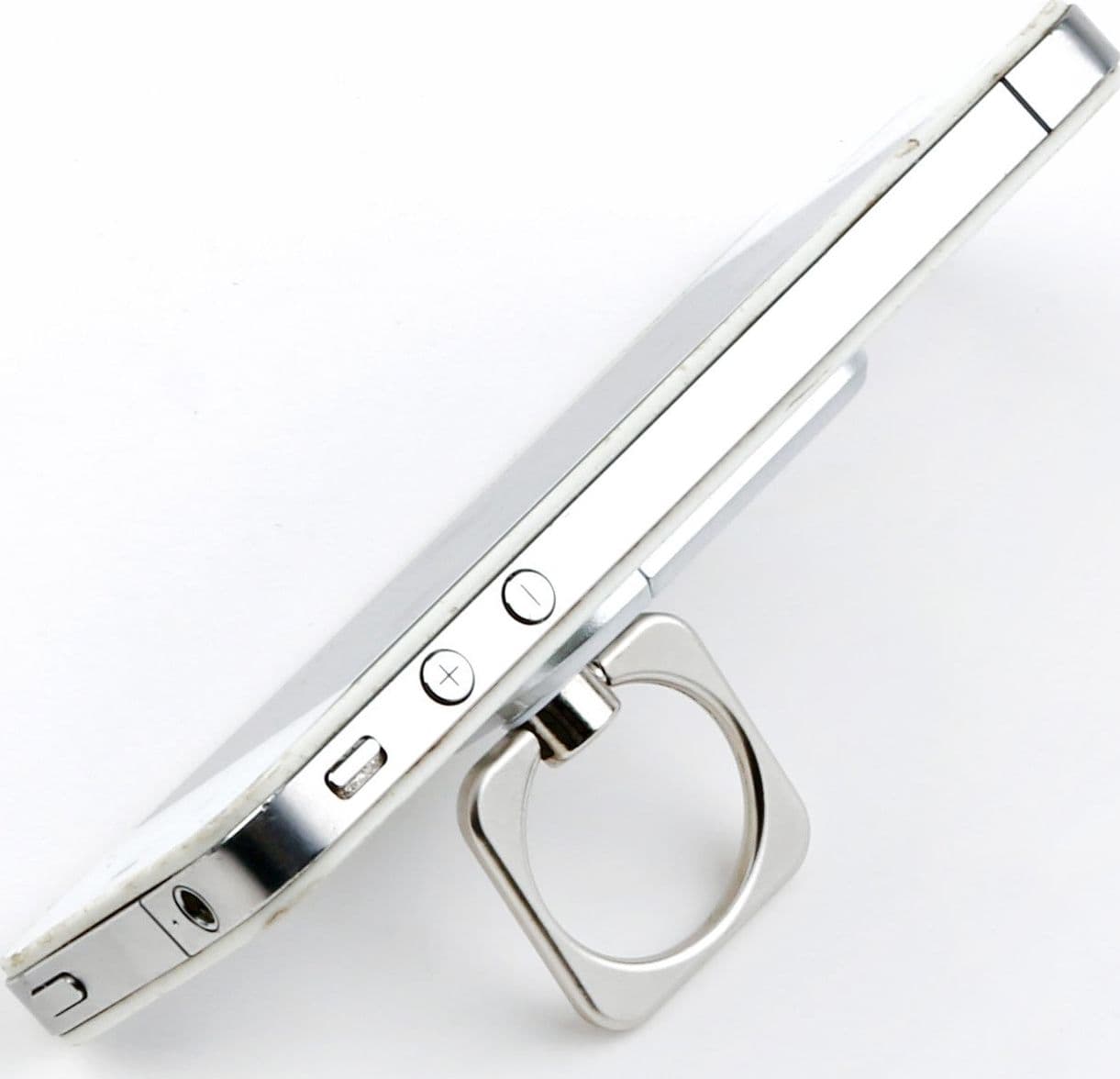 Anello e Supporto per Smartphone Silver - 10