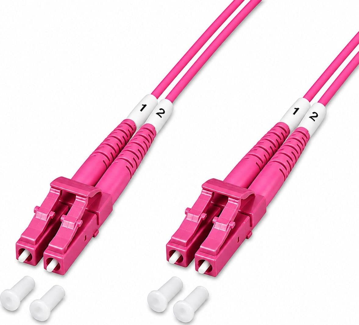 Cavo Fibra Ottica Multimodale OM4 LC/LC 50/125 0,5 m - 10