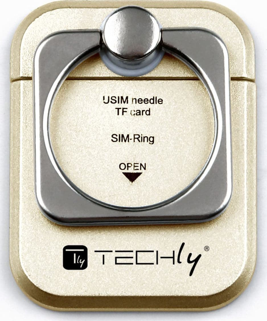 Anello e Supporto per Smartphone Oro - 13