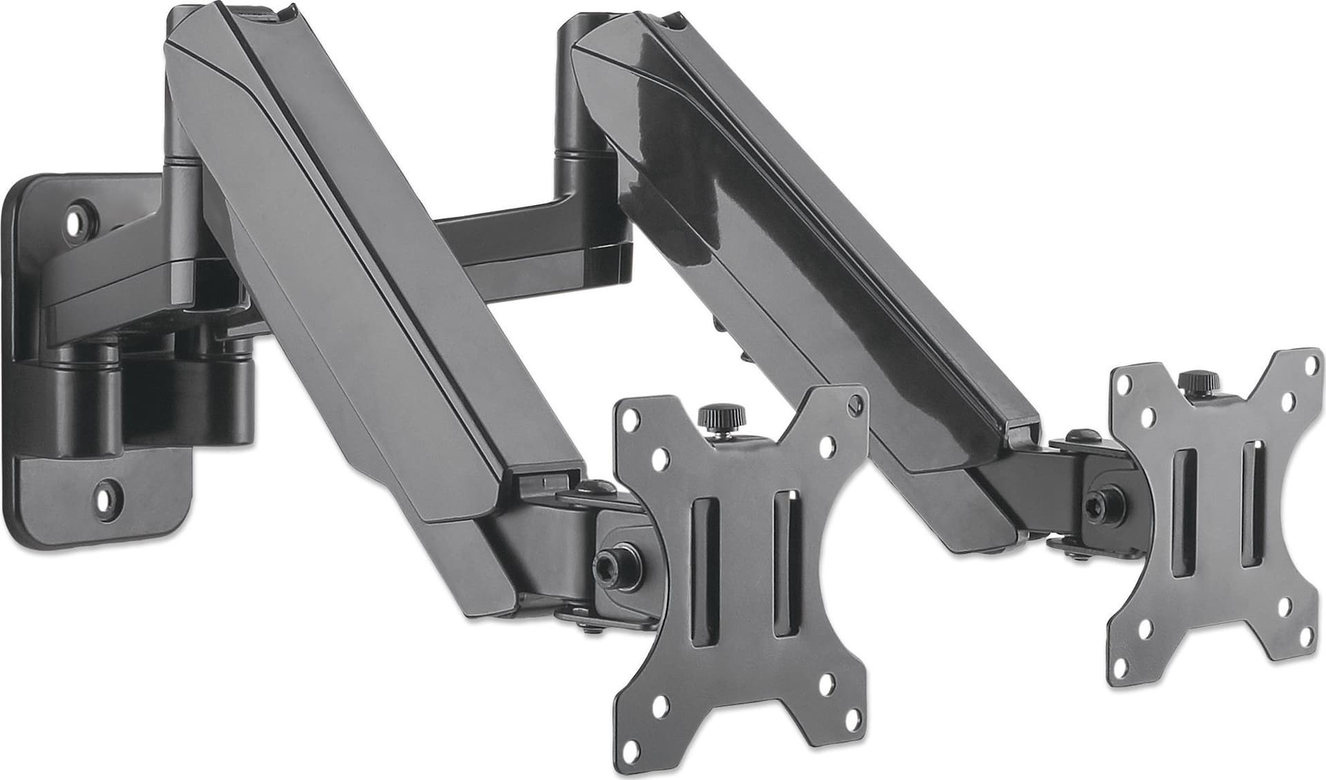 Staffa a Muro con Molla a Gas per due Monitor 17-32'' - 17