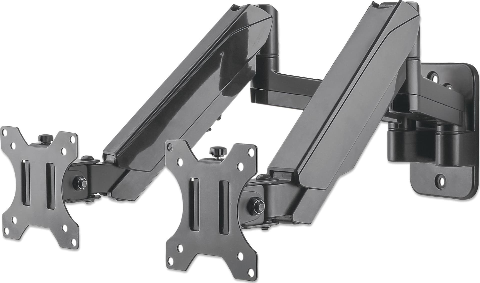 Staffa a Muro con Molla a Gas per due Monitor 17-32'' - 18