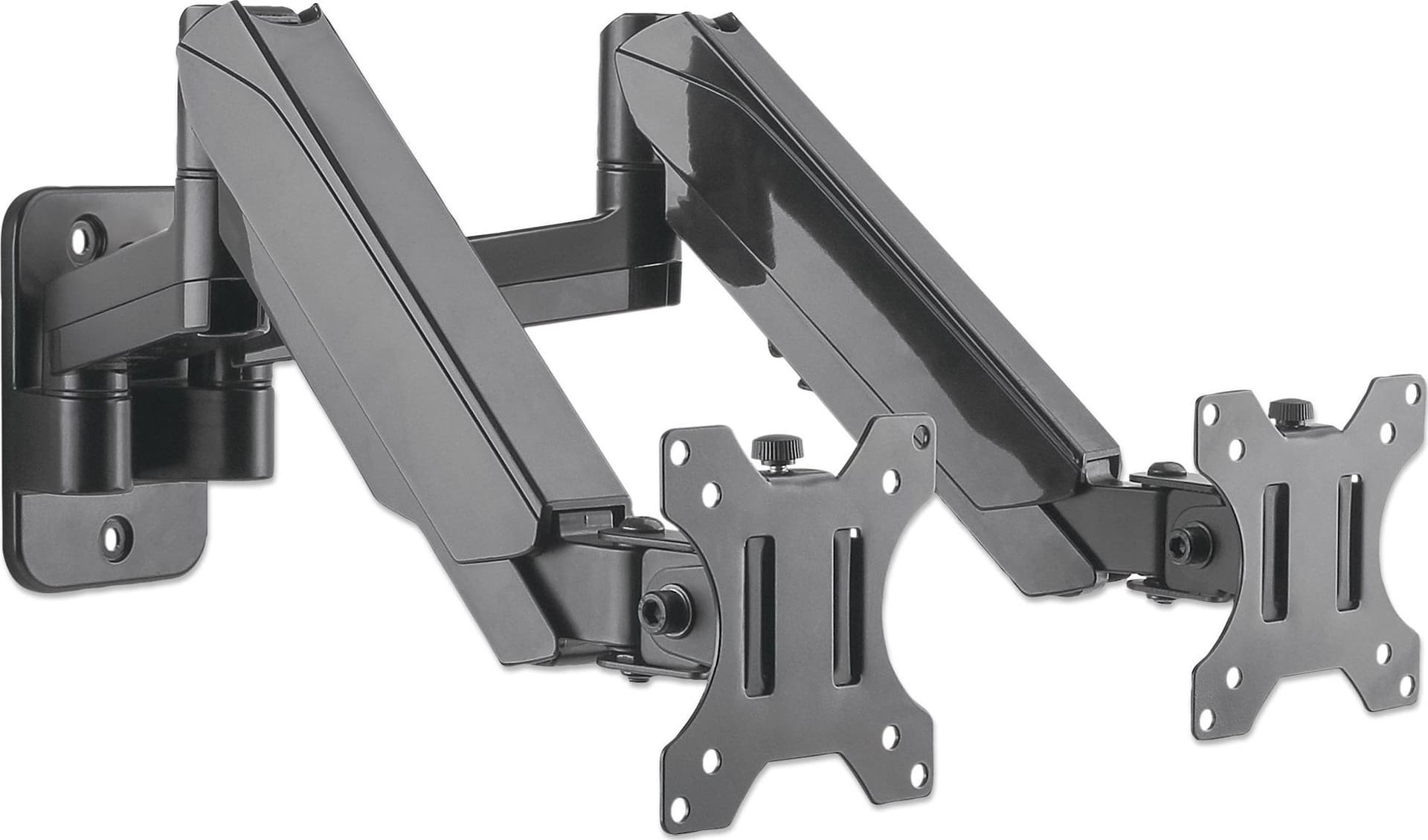 Staffa a Muro con Molla a Gas per due Monitor 17-32'' - 21
