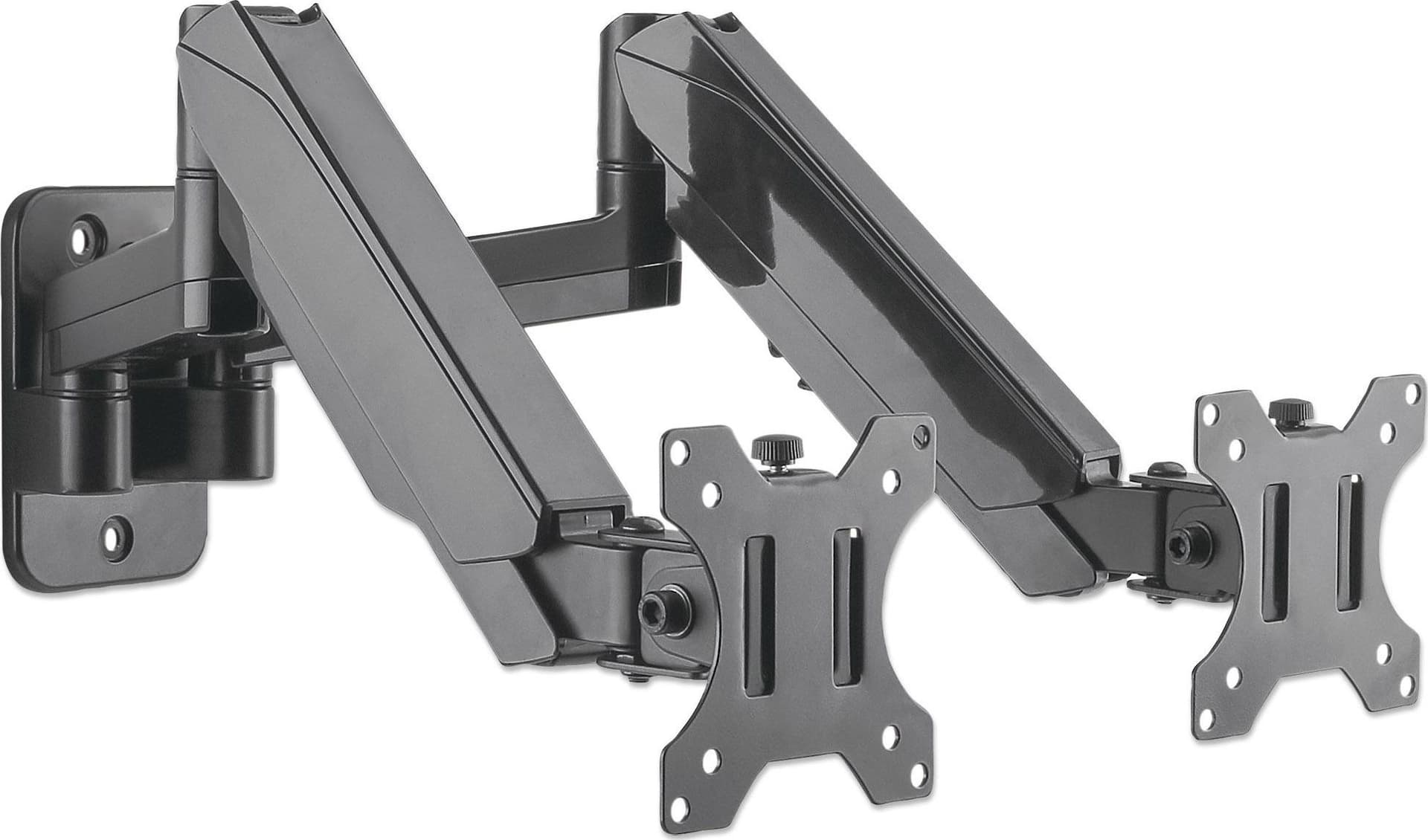 Staffa a Muro con Molla a Gas per due Monitor 17-32'' - 8
