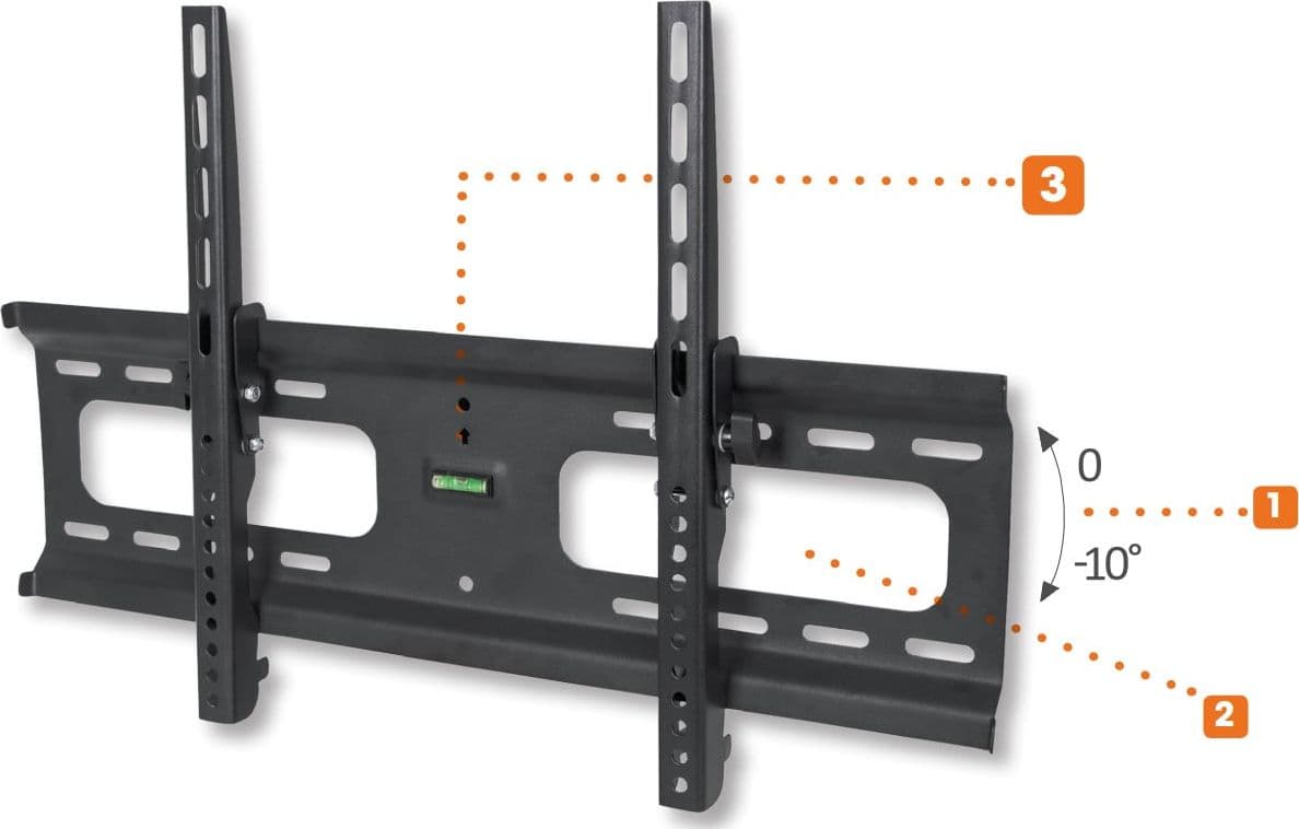 Supporto a Muro Universale Inclinabile per TV 37-70'' - 17
