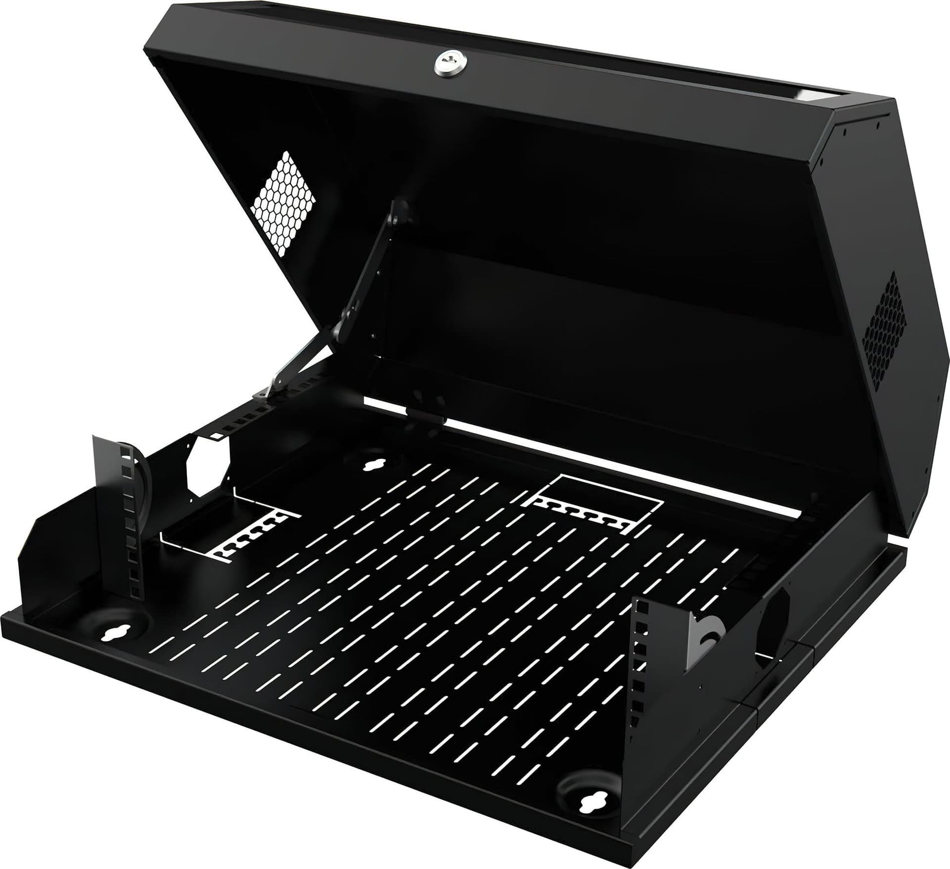 Armadio a muro 19'' Flat 9 Unit&agrave Nero - 13