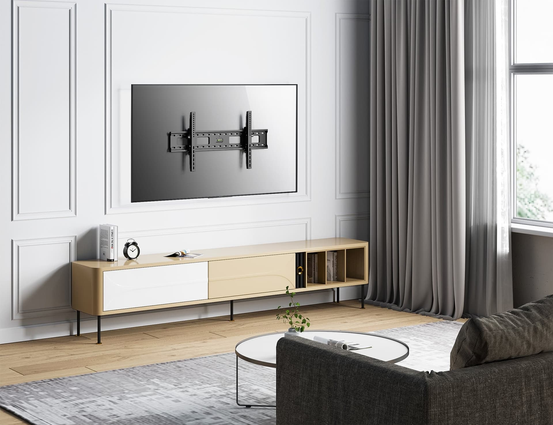 Supporto universale inclinabile da parete per TV Flat-Panel 37-90'' - 20