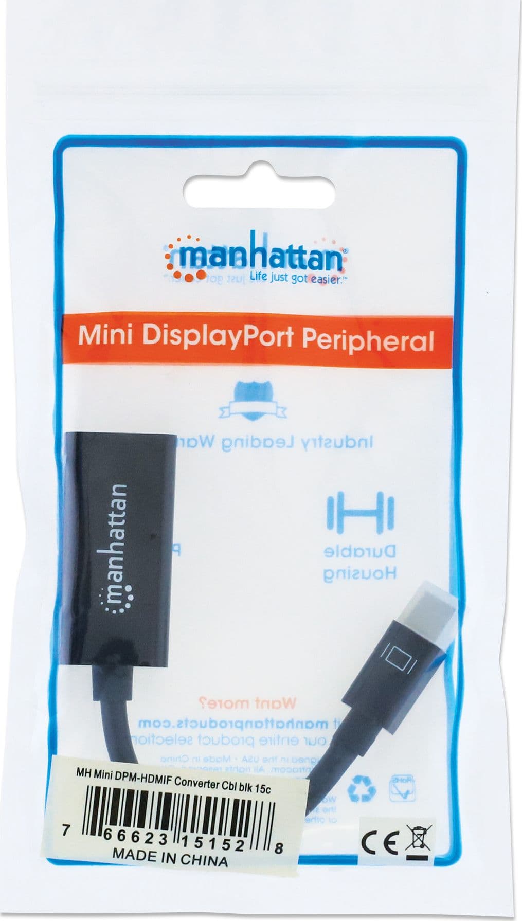 Adattatore Mini DisplayPort a HDMI Passivo Nero - 5