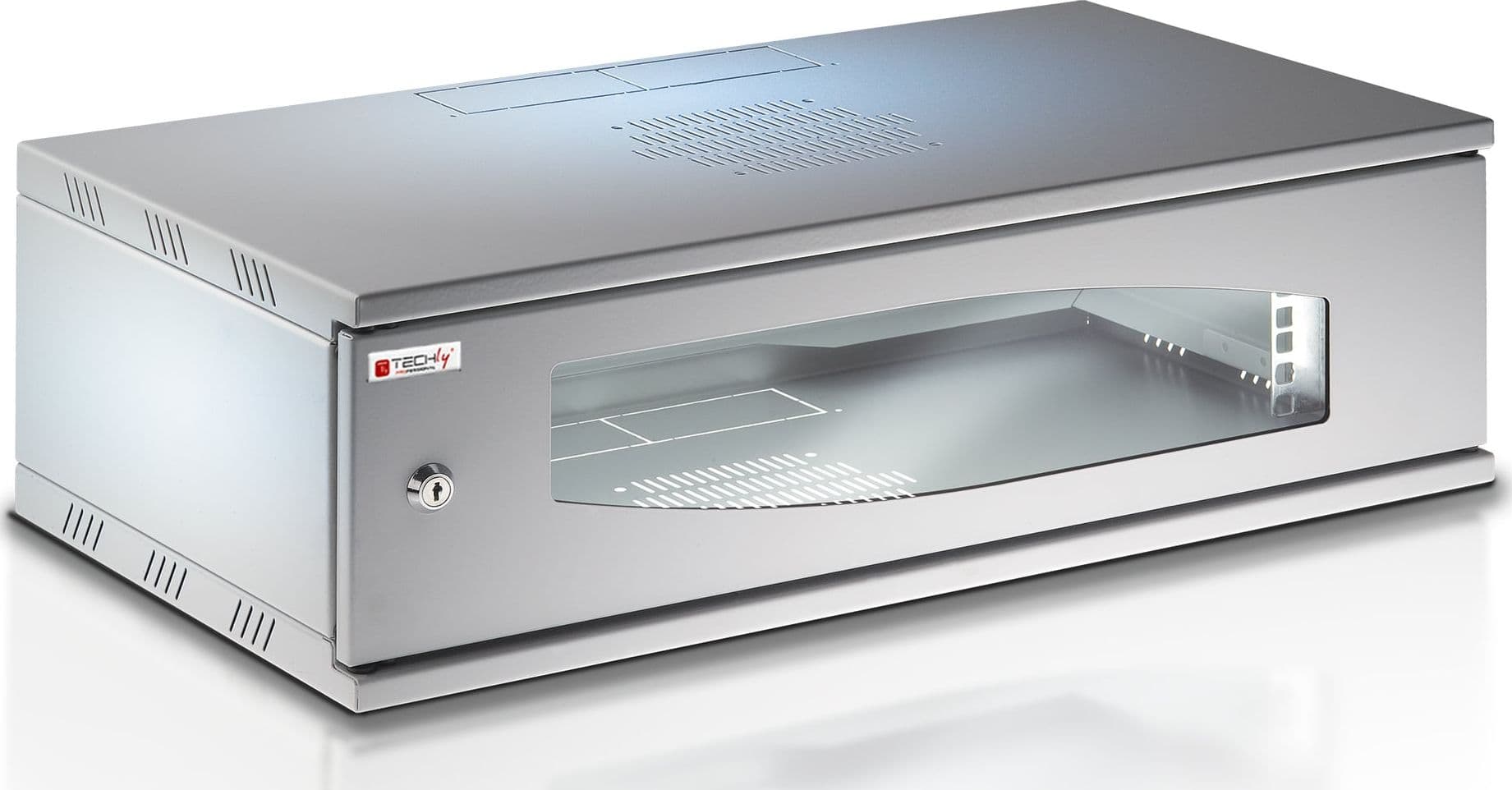 Armadio Rack 19'' a Muro 3U prof. 320 Grigio Assemblato - 15